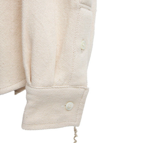 Merely Made Merely Premium Lazy Over Shirt Oatmeal 23FMLPR207SH Degli Uberti